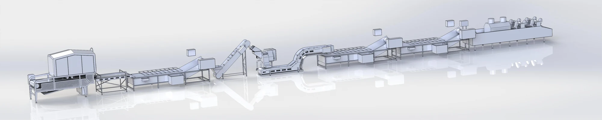 Fruit and vegetable production line