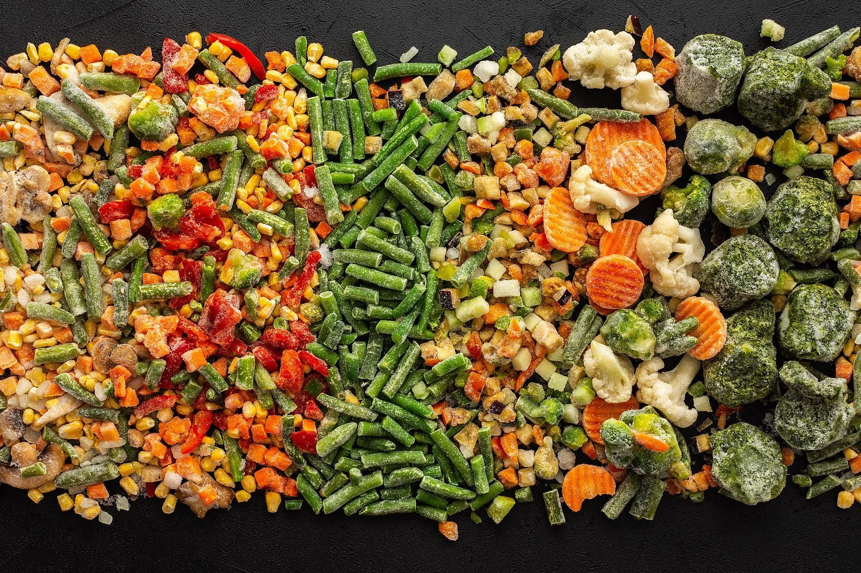 Quick-frozen vegetables